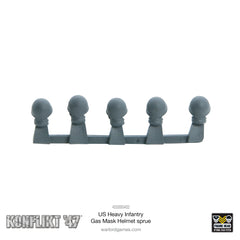 US Heavy Infantry Gas mask helmet sprue