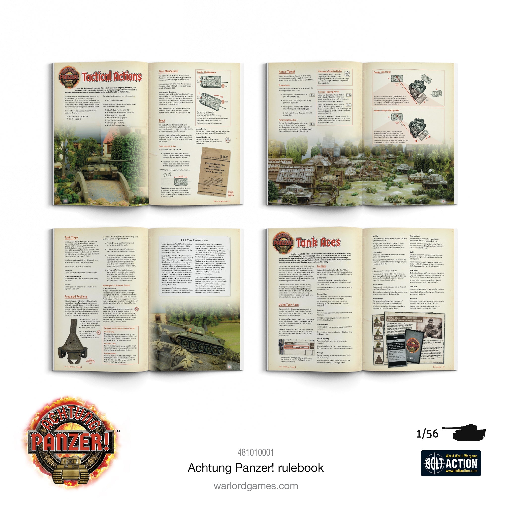 Achtung Panzer! rulebook – Warlord Games US & ROW