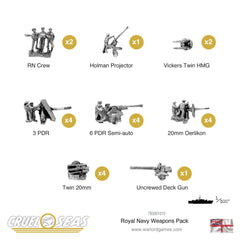 Cruel Seas Royal Navy weapons pack