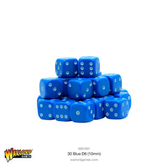 30 Blue D6 (10mm)