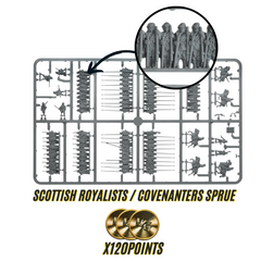 Pike & Shotte Epic Battles Scottish Royalists/Covenanters sprue