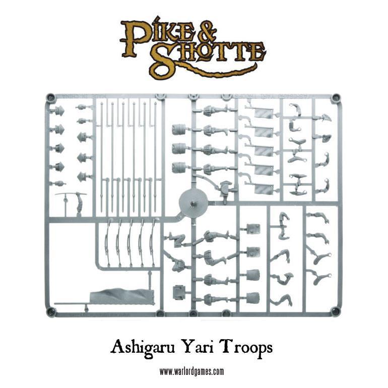 Ashigaru Yari Troops Sprue