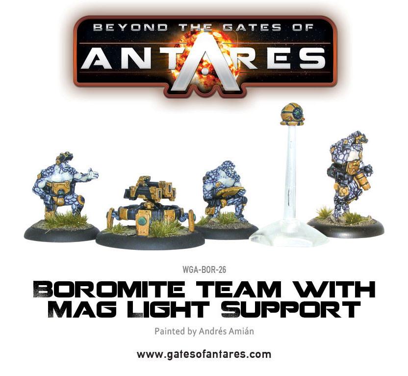 Boromite team with Mag Light Support