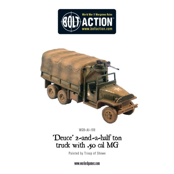Deuce' 2-and-a-half ton truck with 50cal.MG – Warlord Games US & ROW