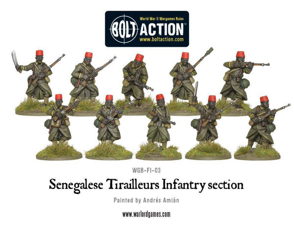 Bolt Action: Senegalese Tirailleurs Infantry - Modellbau-König