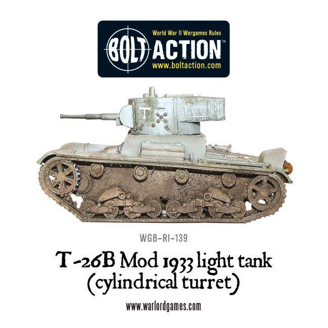 T-26B Mod 1933 light tank (cylindrical turret)