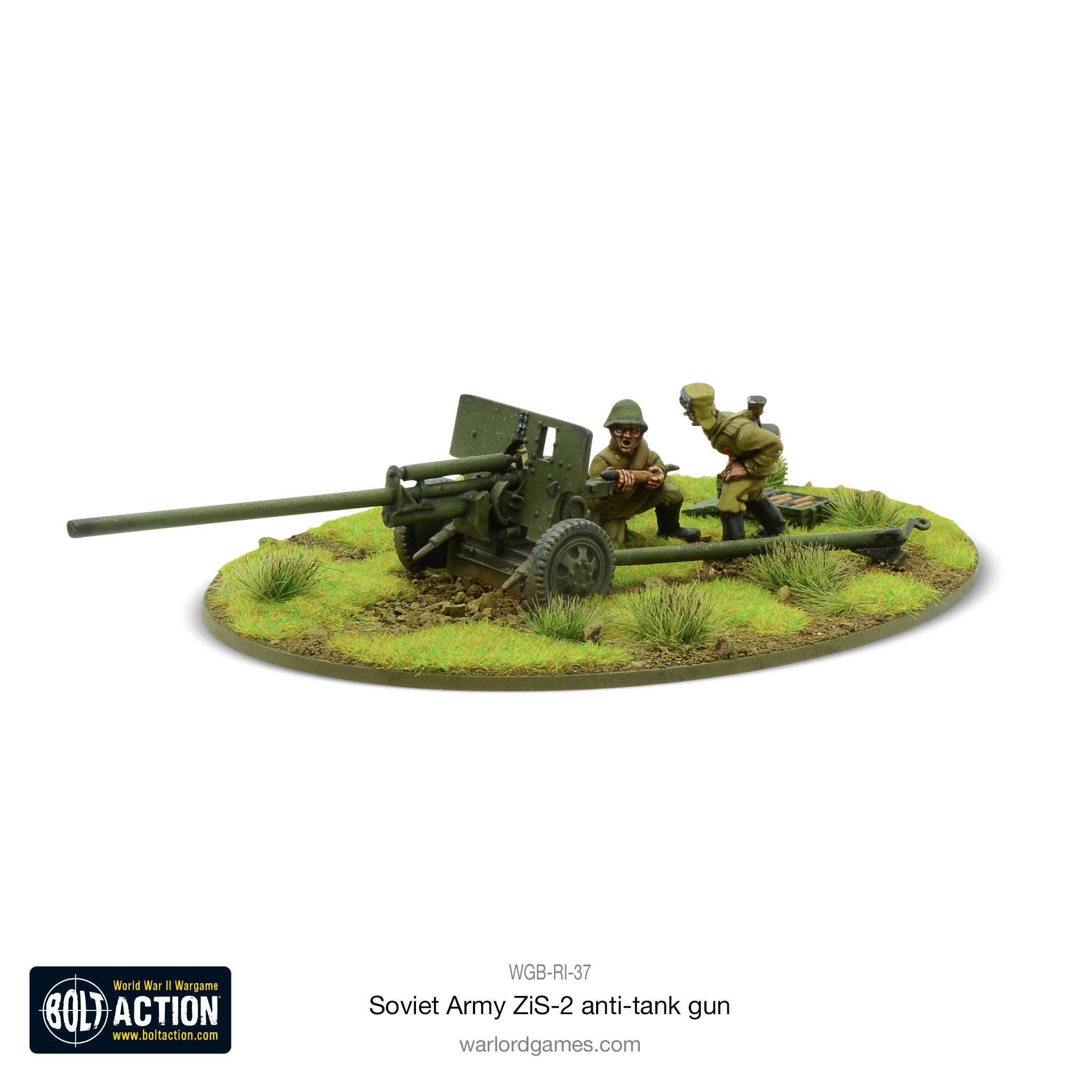 Soviet Army Zis-2 57mm anti-tank gun