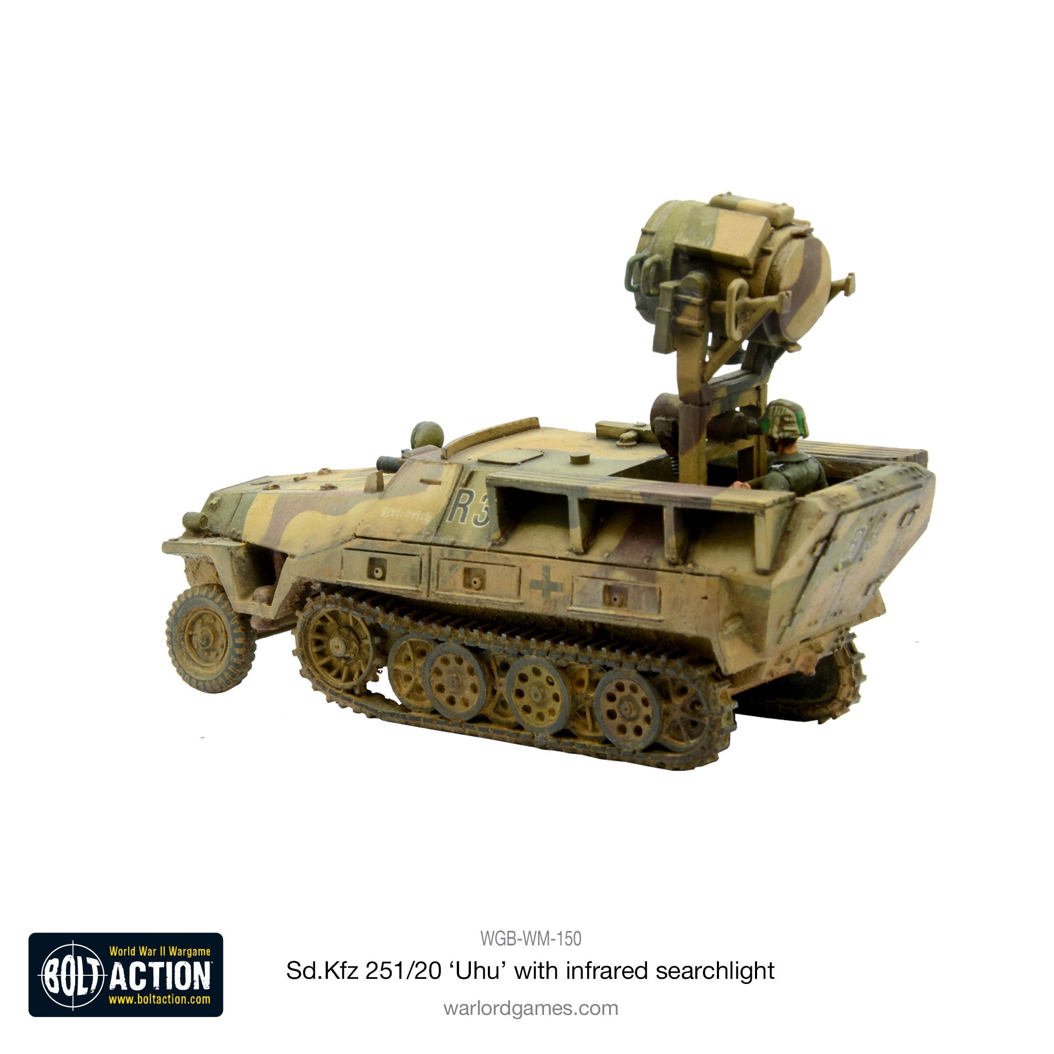 Sd.Kfz 251/20 Uhu with infra-red searchlight
