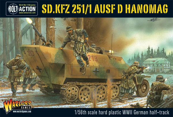 Sd.Kfz 251/1 ausf D halftrack plastic box set – Warlord Games US & ROW