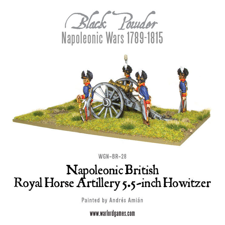 Napoleonic British Royal Horse Artillery 5.5-inch Howitzer