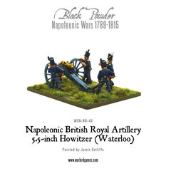 Napoleonic British Royal Artillery 5.5-inch Howitzer (Waterloo Campaign)