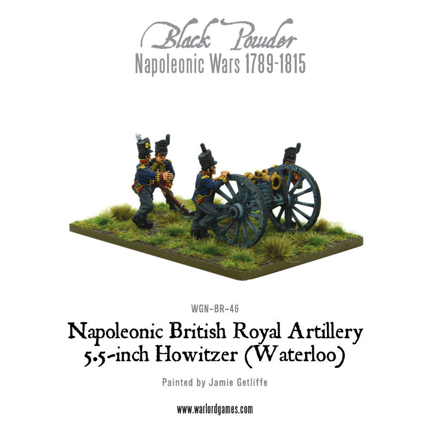 Napoleonic British Royal Artillery 5.5-inch Howitzer (Waterloo Campaign)