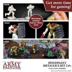 Army Painter Speedpaint 2.0 Metallics Set