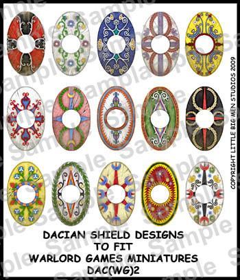 Dacians shield designs 2
