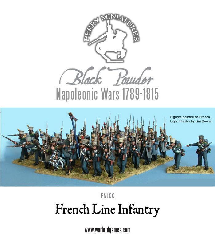 Napoleonic Wars: French Line Infantry plastic (1812-1815) plastic boxed set