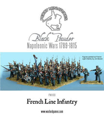 Napoleonic Wars: French Line Infantry plastic (1812-1815) plastic boxed set