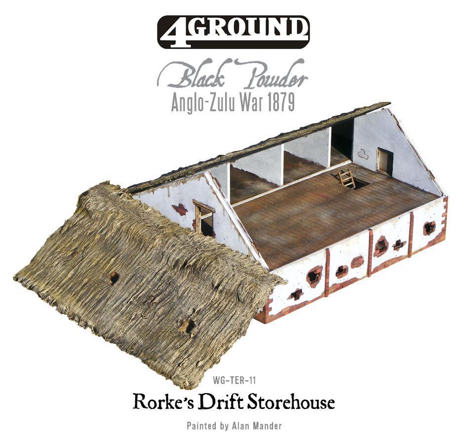Rorke's Drift laser-cut Storehouse/Barn