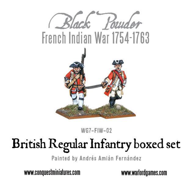 French Indian War 1754-1763: British Regular Infantry boxed set