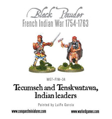 Tecumseh and Tenskwatawa, Indian leaders