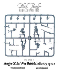 Anglo-Zulu War British Infantry sprue